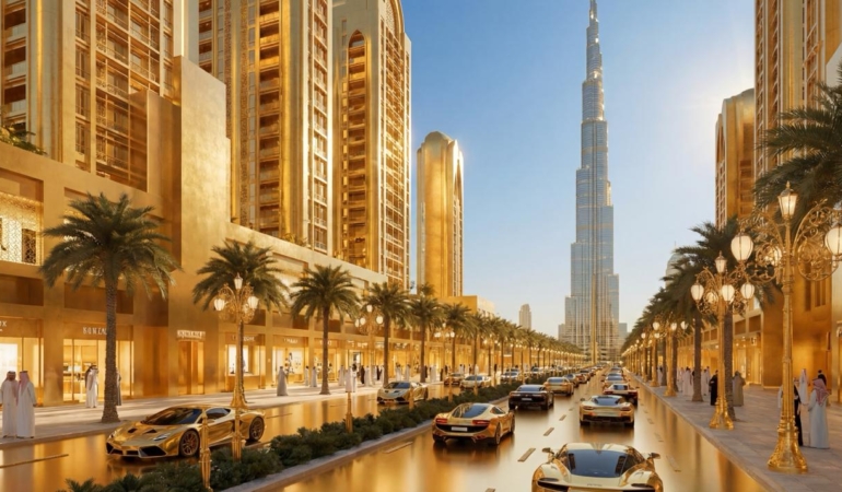 Dubai’ye “Altın Sokak” Geliyor: Yeni Proje Deira Bölgesinde İnşa Edilecek