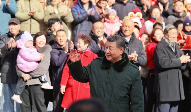 Çin Devlet Başkanı Xi, Bahar Bayramı Öncesi Pekin’de Sosyal Refah İncelemelerinde Bulundu