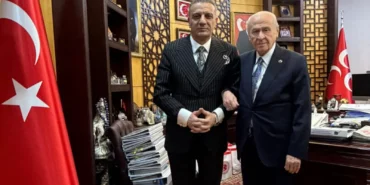Tahliye edilen Selahattin Yılmaz MHP Genel Başkanı Devlet Bahçeli'yi ziyaret etti