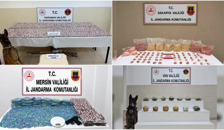 35 İlde Düzenlenen Uyuşturucu Operasyonlarında 172 Şüpheli Tutuklandı
