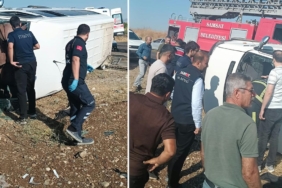 Adıyaman'ın Samsat İlçesinde Minibüsün Devrilmesi Sonucu 12 Kişi Yaralandı