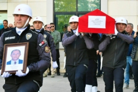 Ankara'da Kontrol Noktasında Şehit Olan Polis Memuru Ahmet Türkoğlu İçin Tören Düzenlendi